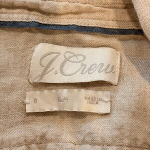 J crew size 8 button down shirt
